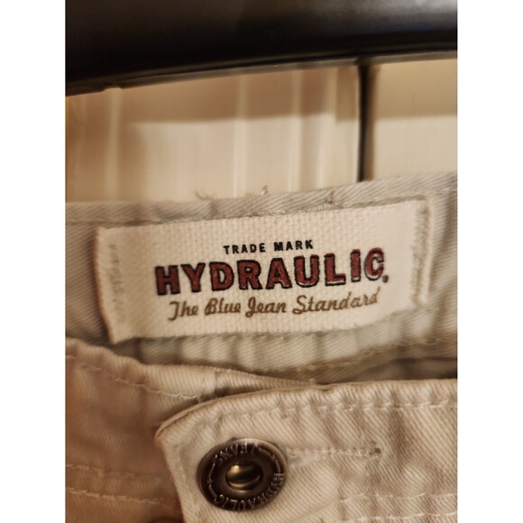 Hydraulic Women's Y2K Utility Khaki Cargo Pants Size 9/10 - Picture 3 of 9